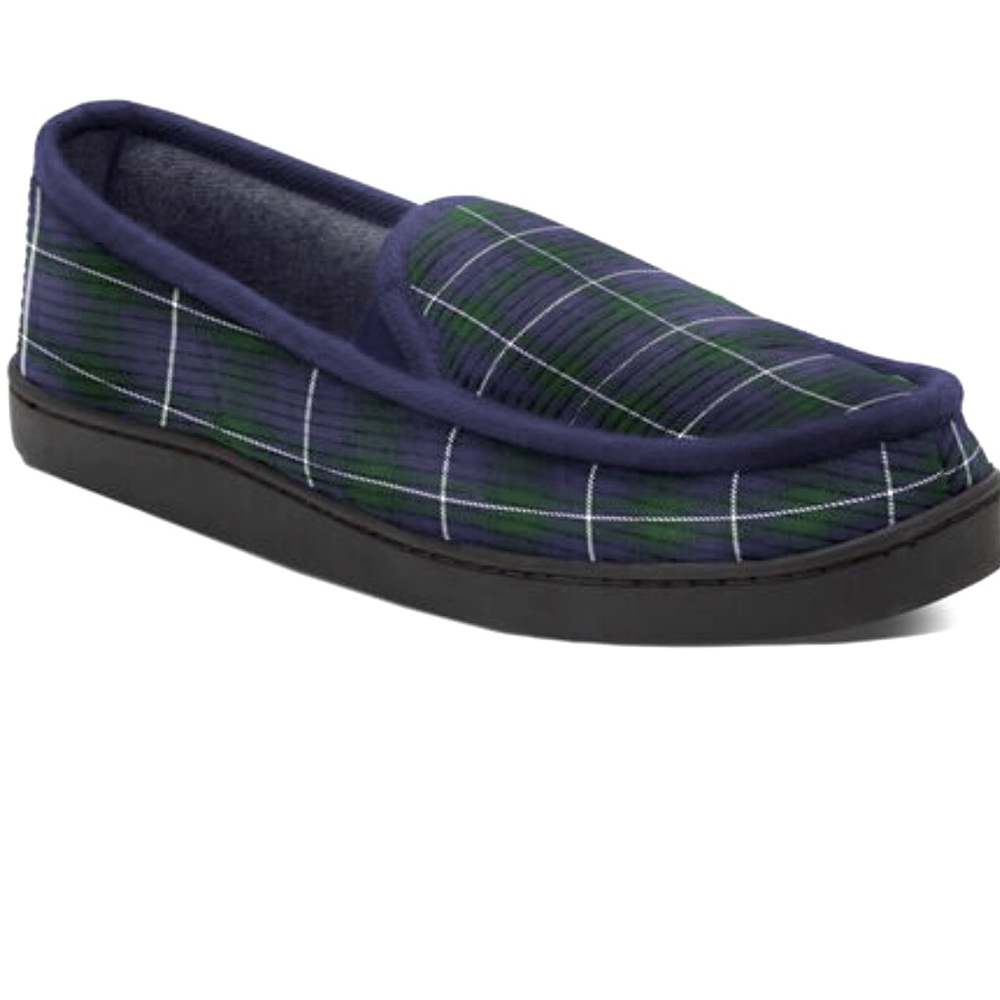 Kingsize men’s plaid slippers sz 12